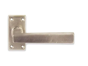 QUADRA - Bronze door handle on rose by GIARA ART DESIGN-BRONZE - view 2